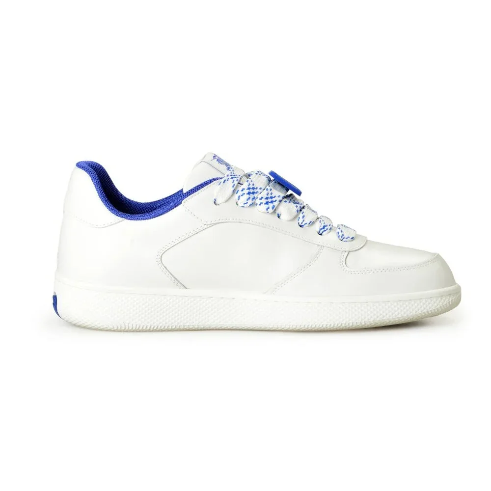 Burberry Men's "Terrace" White Leather Low Top Sneakers Shoes US 11 IT 44 - Picture 4 of 8